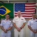 Rear Adm. David Mazur, vice commander, U.S. 2nd Fleet visits foreign ships arriving to Naval Station Norfolk