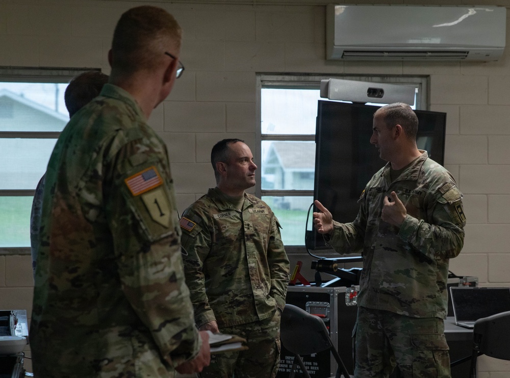 Maj. Gen. Richard Corner II DV Visit for OSJ