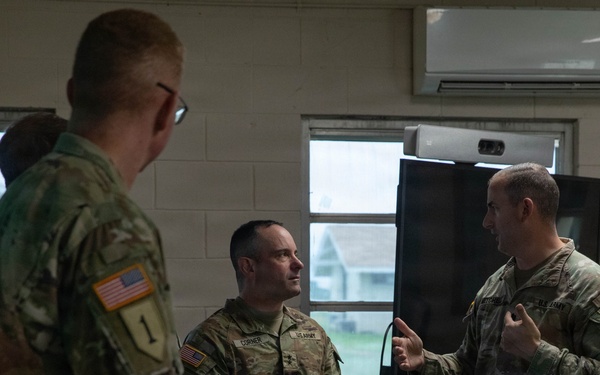 Maj. Gen. Richard Corner II DV Visit for OSJ