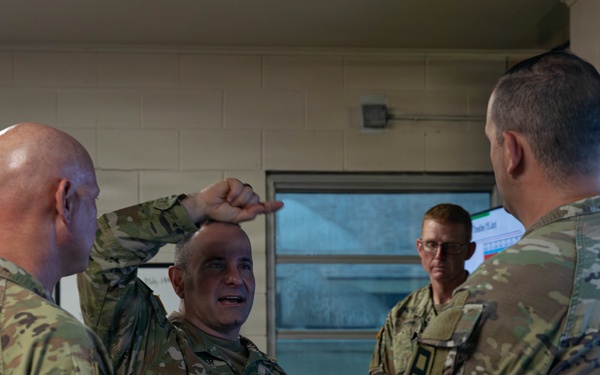 Maj. Gen. Richard Corner II DV Visit for OSJ