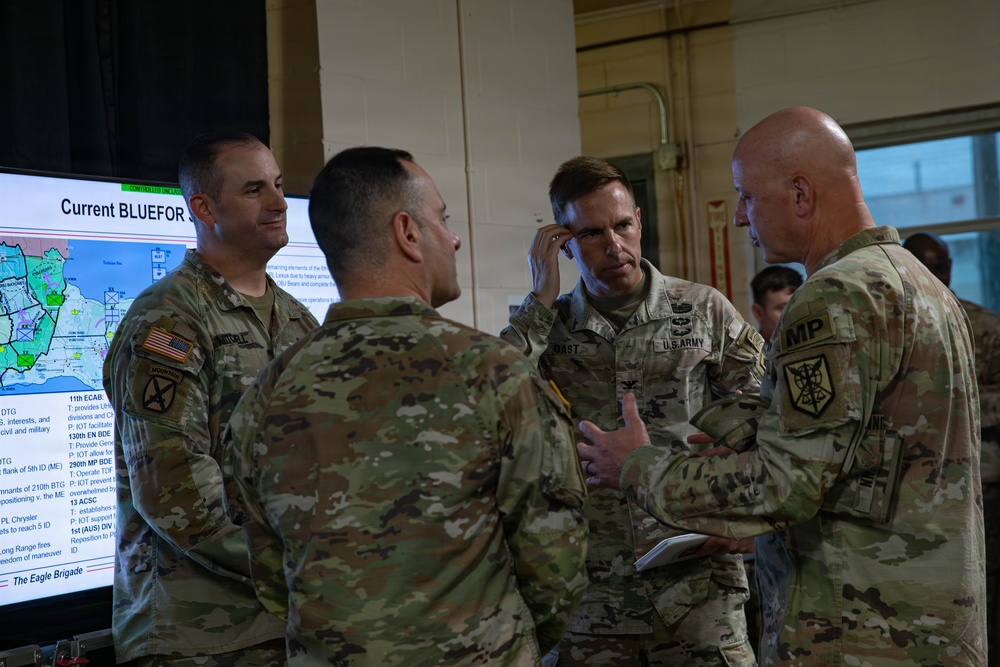 Maj. Gen. Richard Corner II DV Visit for OSJ