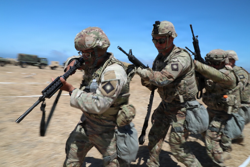 40th ID DTAC troops execute Soldier Skill Level 10 training refresher