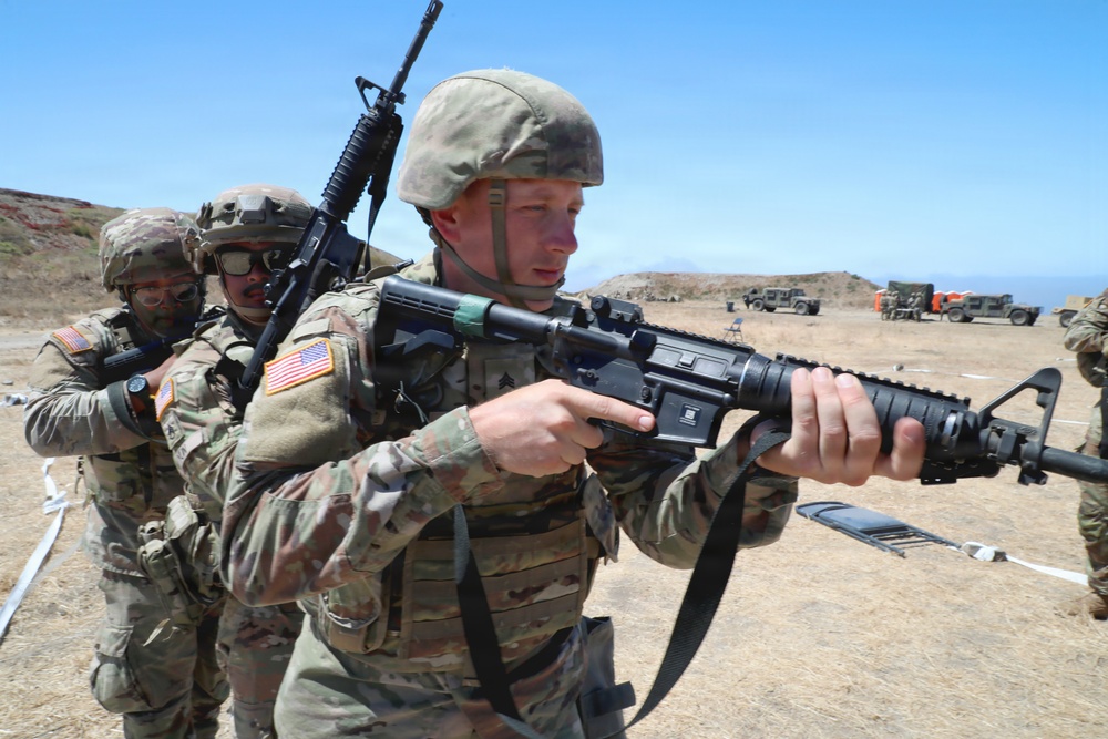 40th ID DTAC troops execute Soldier Skill Level 10 training refresher