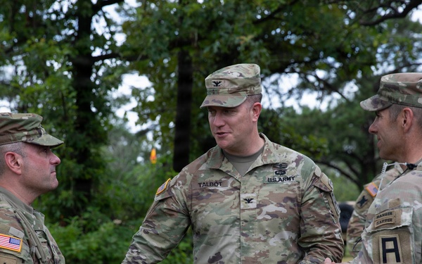 Maj. Gen. Richard Corner II DV Visit for OSJ