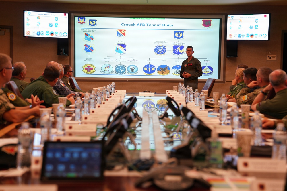 Creech Air Force Base welcomes International Air and Space Attachés