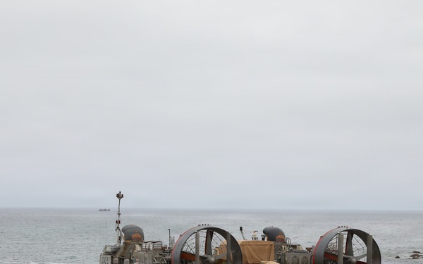 40th ID DTAC ends time at San Clemente Island, returns via LCACs