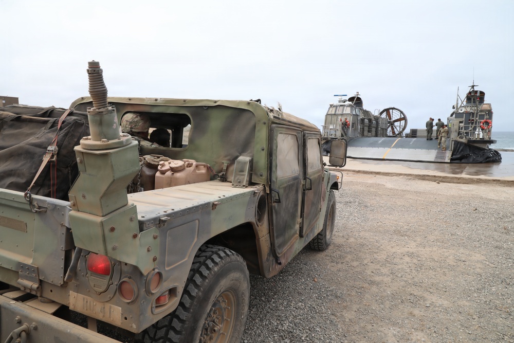 40th ID DTAC ends time at San Clemente Island, returns via LCACs