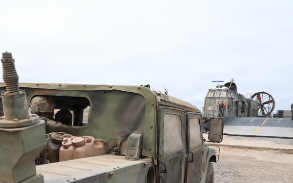 40th ID DTAC ends time at San Clemente Island, returns via LCACs