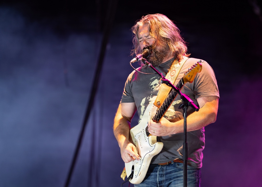 The U.S. Army Ceremonial Band performs with Zac Brown Band at Freedom 250 Fan Fest