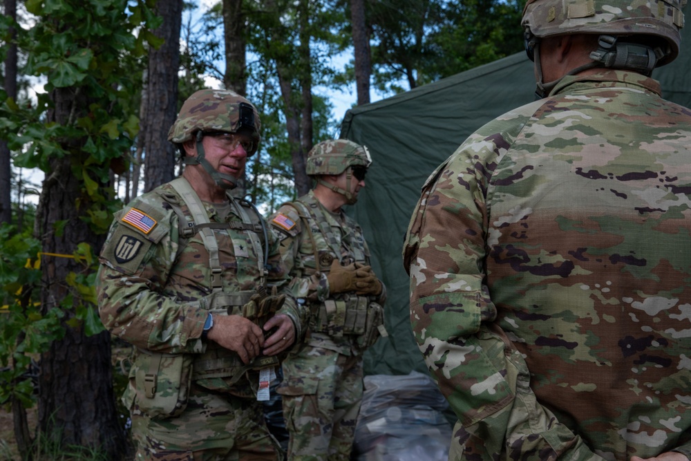 Commander Visit to Field Hospital during Operation Sentinel Justice