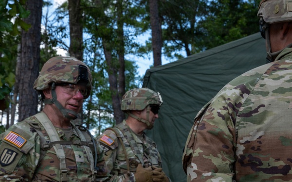 Commander Visit to Field Hospital during Operation Sentinel Justice