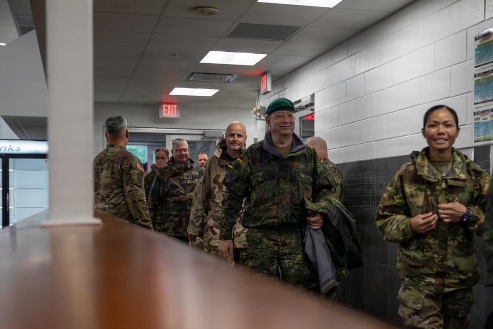 Camp Shelby Welcomes Operation Sentinel Justice Distinguished Visitors to Dining Facility
