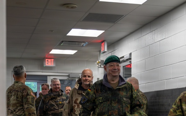 Camp Shelby Welcomes Operation Sentinel Justice Distinguished Visitors to Dining Facility