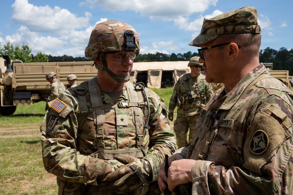 Commander Visit to Field Hospital during Operation Sentinel Justice