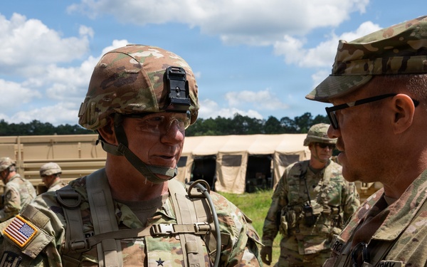 Commander Visit to Field Hospital during Operation Sentinel Justice