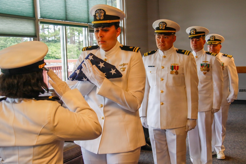 Cmdr. Sean Stein’s retirement ceremony