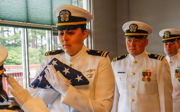 Cmdr. Sean Stein’s retirement ceremony