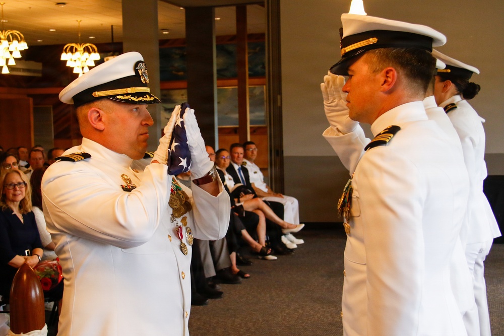 Cmdr. Sean Stein’s retirement ceremony