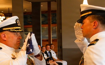 Cmdr. Sean Stein’s retirement ceremony