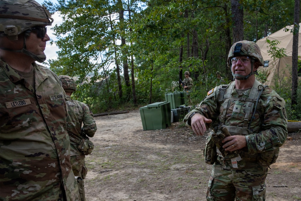 Commander Visit to Field Hospital during Operation Sentinel Justice