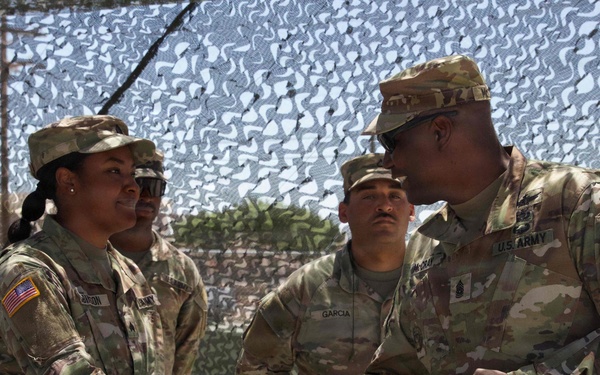 USARCENT CSM Visits 32d AAMDC