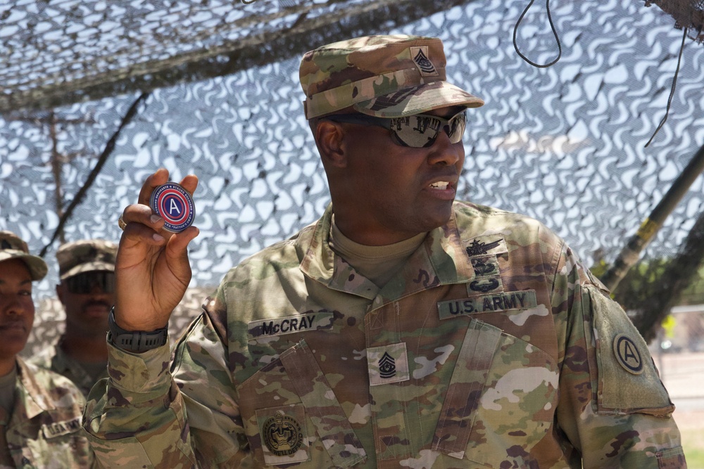 USARCENT CSM Visits 32d AAMDC