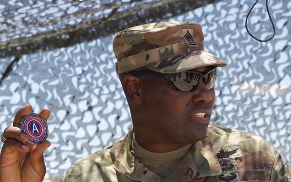 USARCENT CSM Visits 32d AAMDC