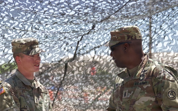 USARCENT CSM Visits 32d AAMDC
