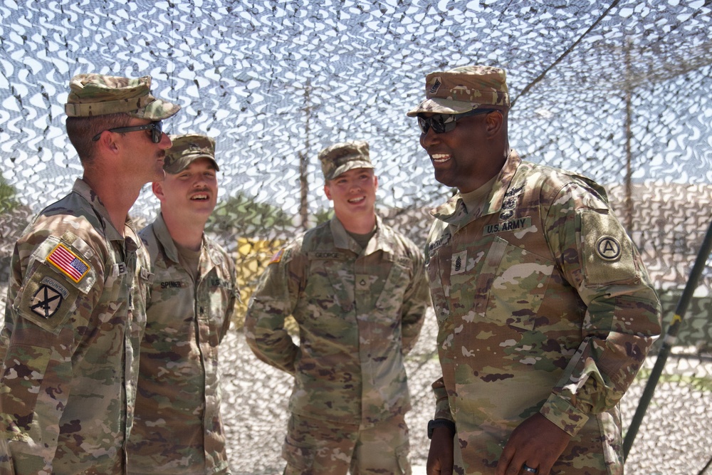 USARCENT CSM Visits 32d AAMDC