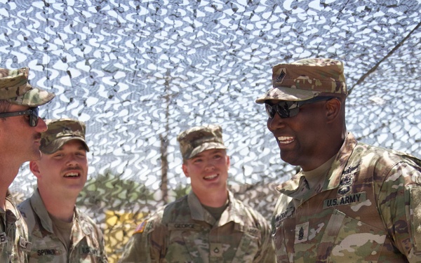 USARCENT CSM Visits 32d AAMDC