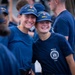 U.S. Coast Guard Academy cadets conduct damage control training aboard the Barque Eagle