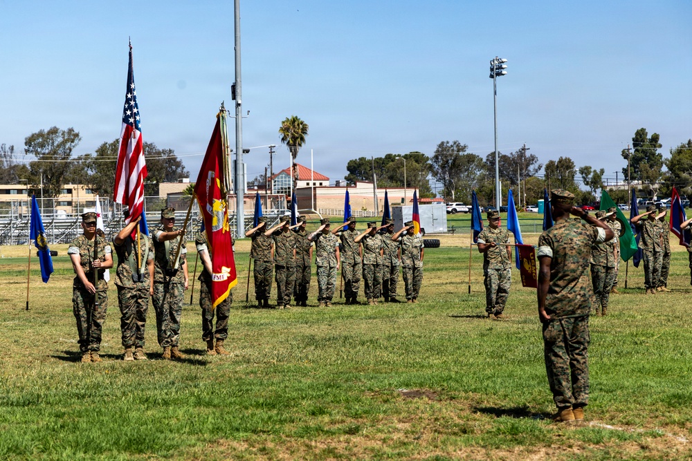Combat Logistics Battalion 13 conducts change of command ceremony