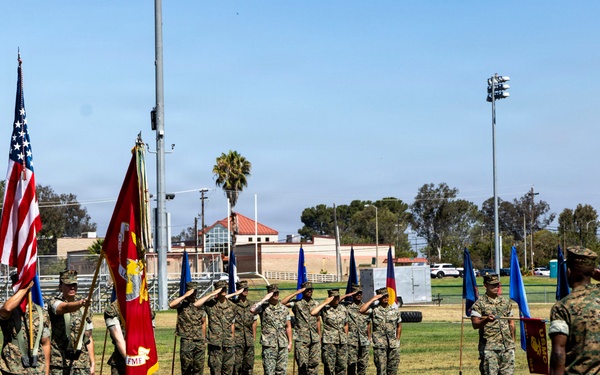 Combat Logistics Battalion 13 conducts change of command ceremony