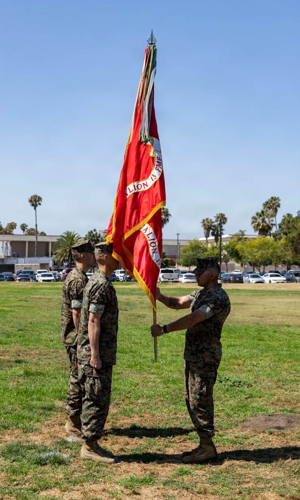 Combat Logistics Battalion 13 conducts change of command ceremony
