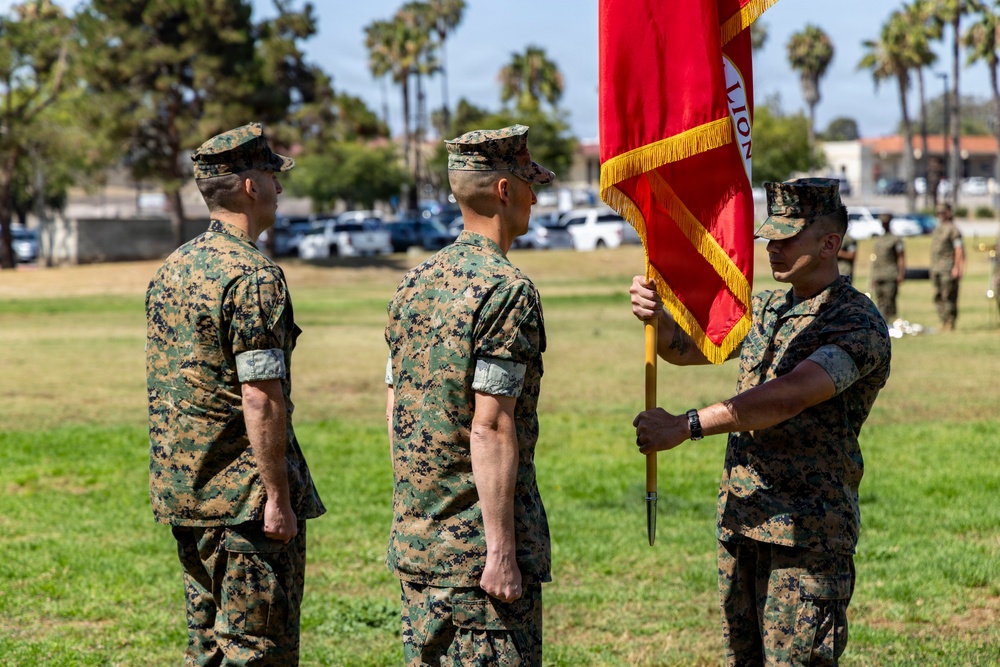 Combat Logistics Battalion 13 conducts change of command ceremony