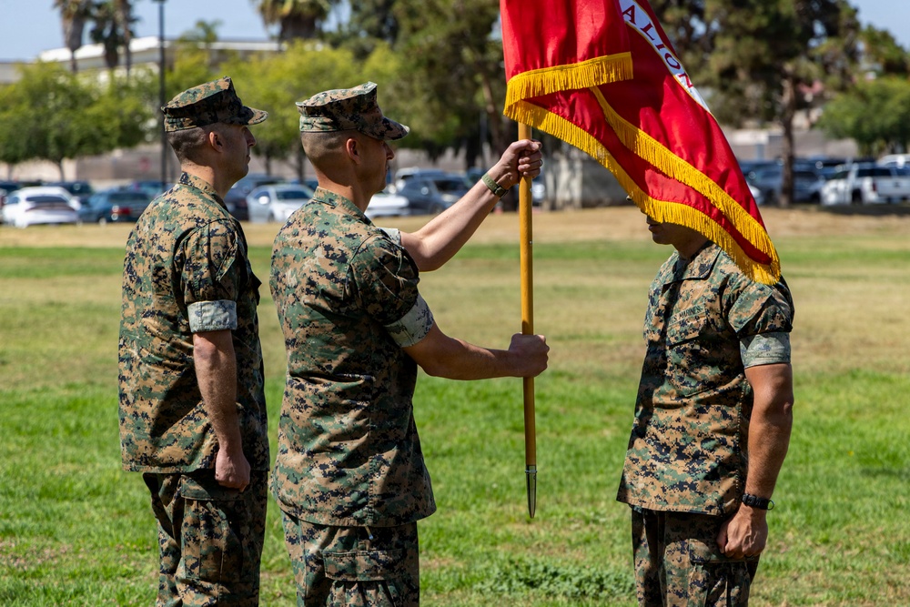 Combat Logistics Battalion 13 conducts change of command ceremony