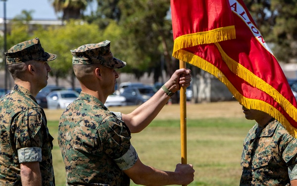 Combat Logistics Battalion 13 conducts change of command ceremony