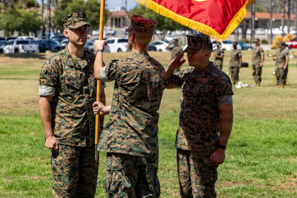 Combat Logistics Battalion 13 conducts change of command ceremony