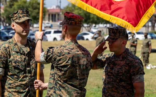 Combat Logistics Battalion 13 conducts change of command ceremony