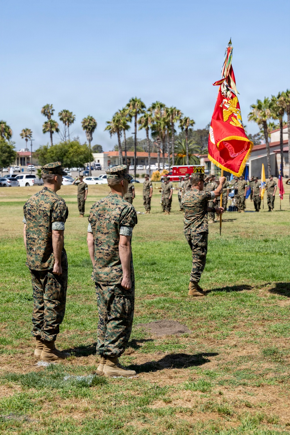 Combat Logistics Battalion 13 conducts change of command ceremony