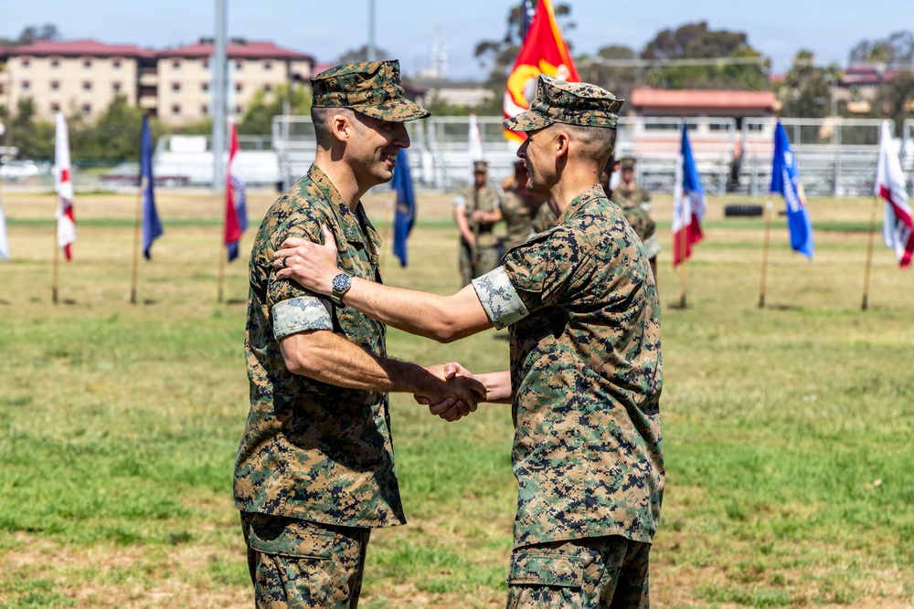 Combat Logistics Battalion 13 conducts change of command ceremony