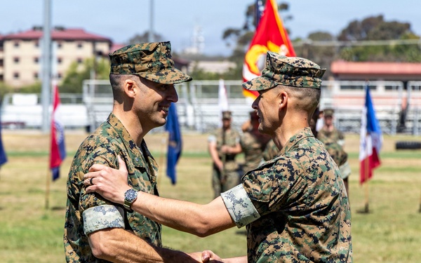 Combat Logistics Battalion 13 conducts change of command ceremony