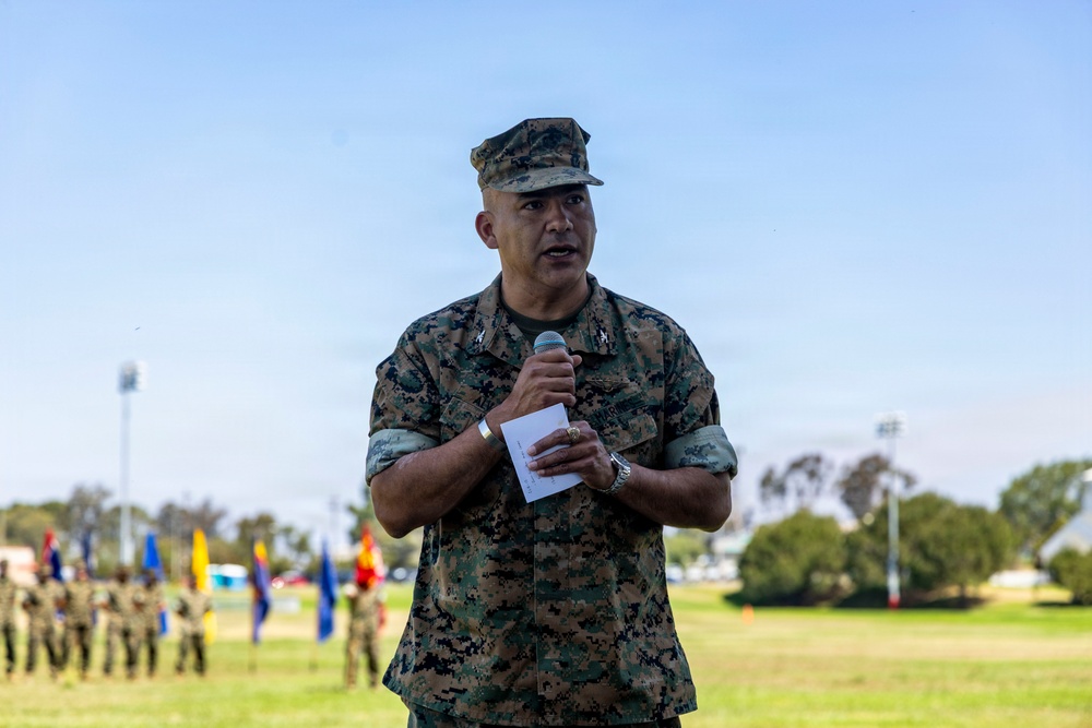 Combat Logistics Battalion 13 conducts change of command ceremony