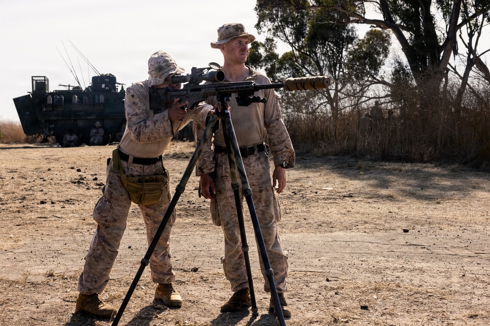 U.S. Marines with 2nd Battalion, 5th Marines Conduct EOTG Mechanized Raids