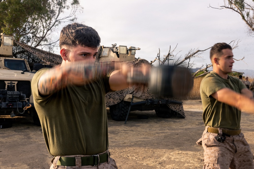 U.S. Marines with 2nd Battalion, 5th Marines Conduct EOTG Mechanized Raids