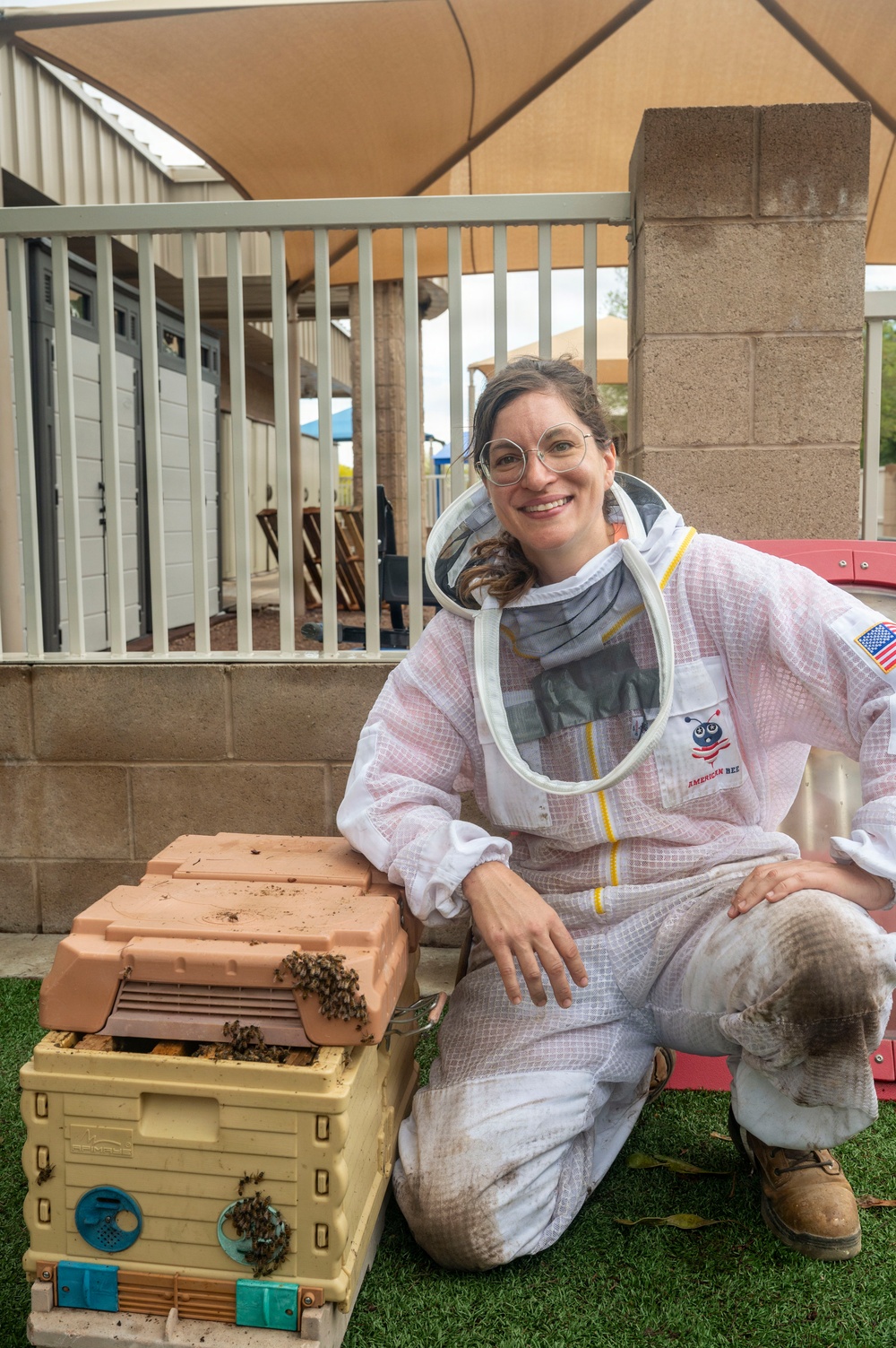 DM Airmen partner to safely relocate an Africanized bee colony