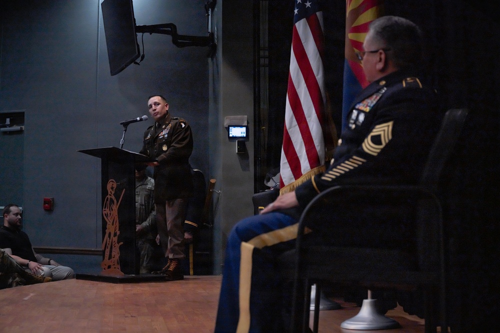 U.S. Army Master Sgt. Mark Torres Retires