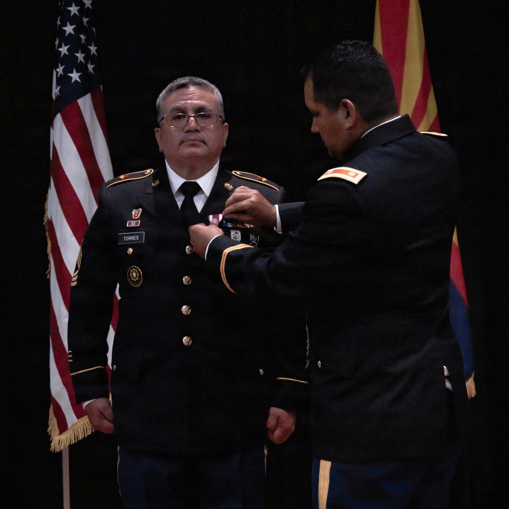 U.S. Army Master Sgt. Mark Torres Retires