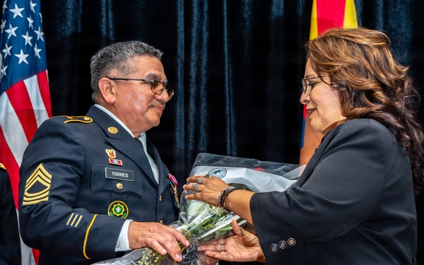 U.S. Army Master Sgt. Mark Torres Retires