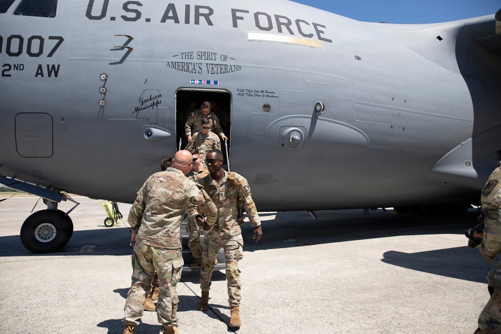 JTF-DC Welcomes additional guardsmen from Mississippi